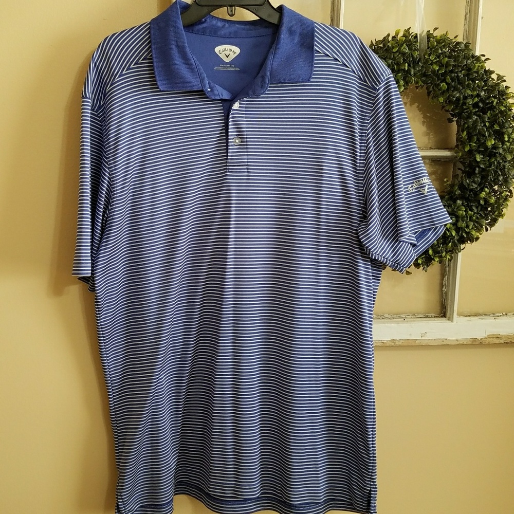 Callaway V Polo Golf Shirt Sz. XXL 100% Polyester